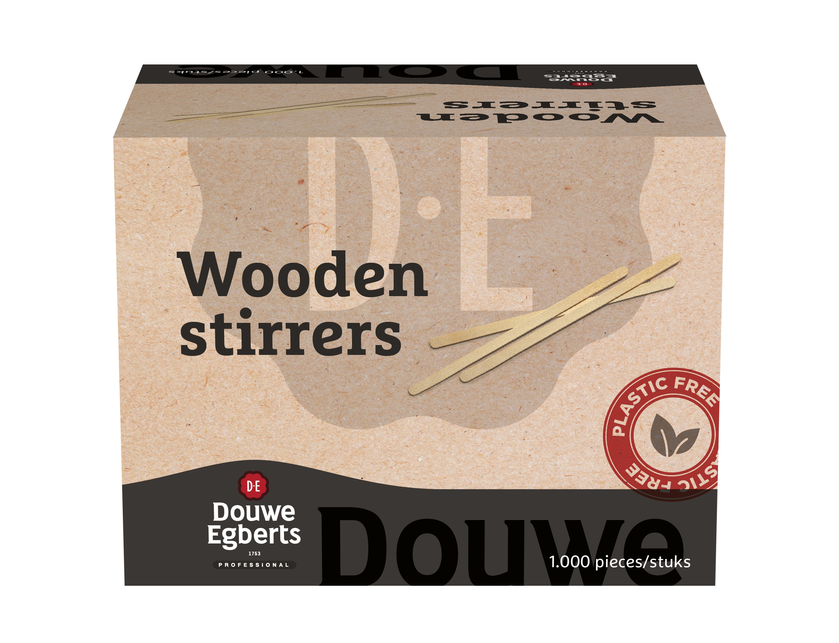 Douwe Egberts houten roerstaafjes JDE Professional